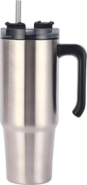 Actual product image ASMI copy of stainless steel thermo mug, coffee mug, car tumbler mug, 900ml (0.90 l)
