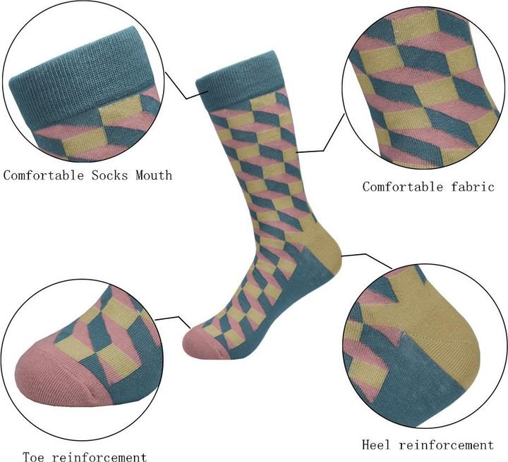 Immagine prodotto ASMI Calzini Casual Business 5 paia taglia 38-42 (confezione da 3, 38 - 42)