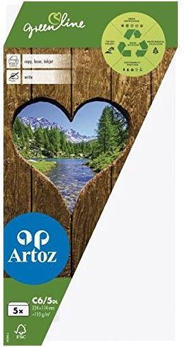Produktbild Artoz Green Line Pkg 5 Kuverts birch (C6/5, 5x)