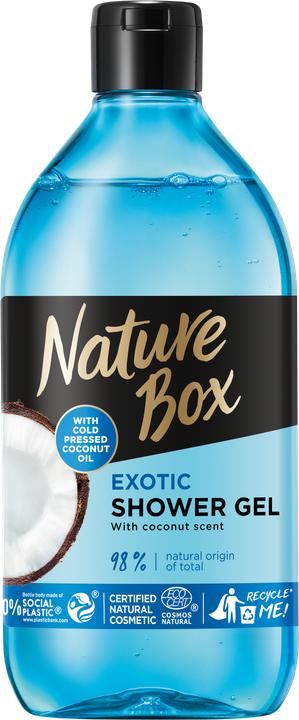 Actual product image Nature Box Exotic Shower Gel with Coconut Oil (385 ml)