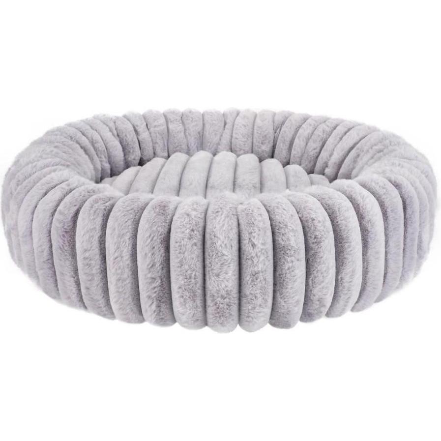 Meilleurs prix pour Nordic Paws - Ripple Comfort Dogbed - Lightgrey - L 100x100x22cm (Chien), Panier pour chien + chat