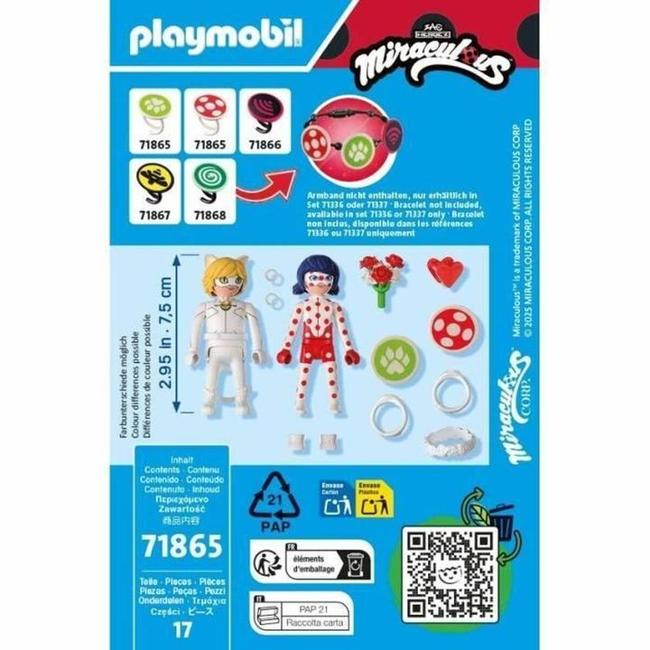 Actual product image Playmobil 71865 Miraculous: Ladybugs & Cat Noir's wedding dream (71865, Playmobil Miraculous)