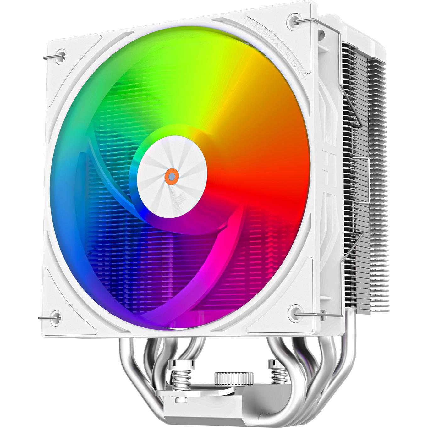 Thermalright Ventilateur pour processeur Assassin X 120 R Digital RGB (Blanc), Dissipatore CPU, Bianco