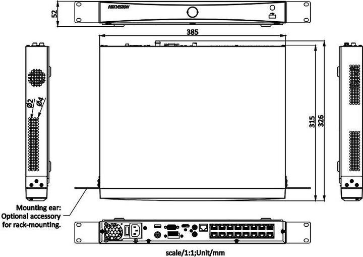Actual product image Hikvision 7 Series DeepinMind (Network Video Recorder (NVR))