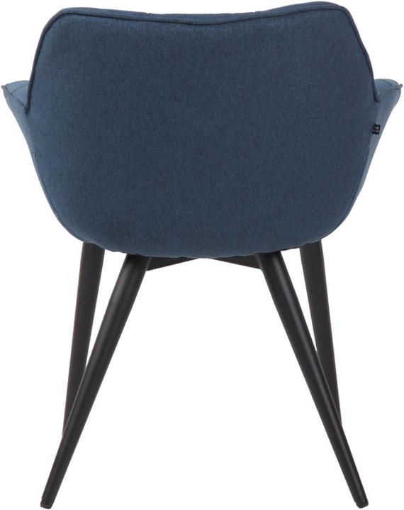 Actual product image Swisshandel24 Roseville Dining Chair Fabric, Blue