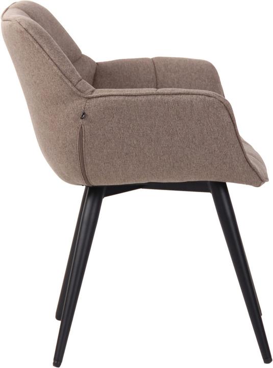 Produktbild Swisshandel24 Esszimmerstuhl Roseville Stoff, taupe