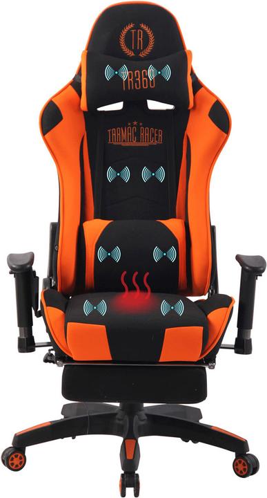 Produktbild Swisshandel24 Bürostuhl Turbo XFM Stoff, schwarz/orange