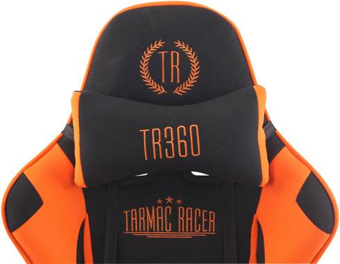 Produktbild Swisshandel24 Bürostuhl Turbo XFM Stoff, schwarz/orange