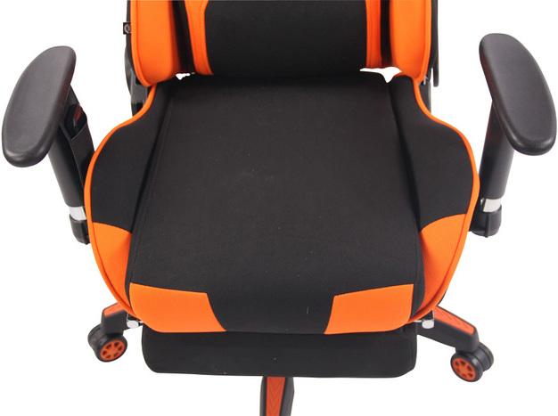 Produktbild Swisshandel24 Bürostuhl Turbo XFM Stoff, schwarz/orange