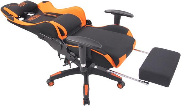 Produktbild Swisshandel24 Bürostuhl Turbo XFM Stoff, schwarz/orange