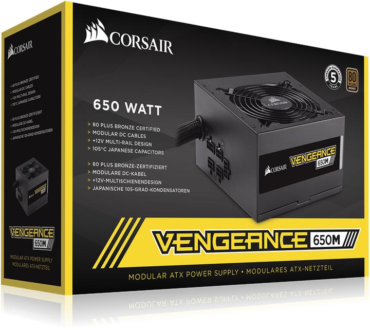 Produktbild Corsair Vengeance 650M (650 W)