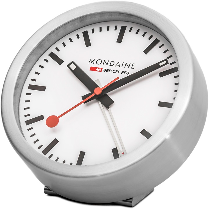 Produktbild Mondaine Wanduhr/Tischuhr mit Alarm-Funktion
