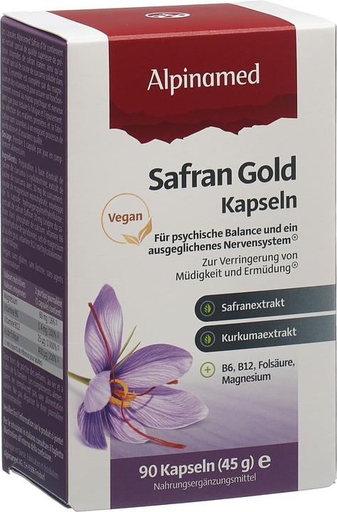 Image du produit Alpinamed Or safrané (90 pièce(s), Capsules, 88 g)