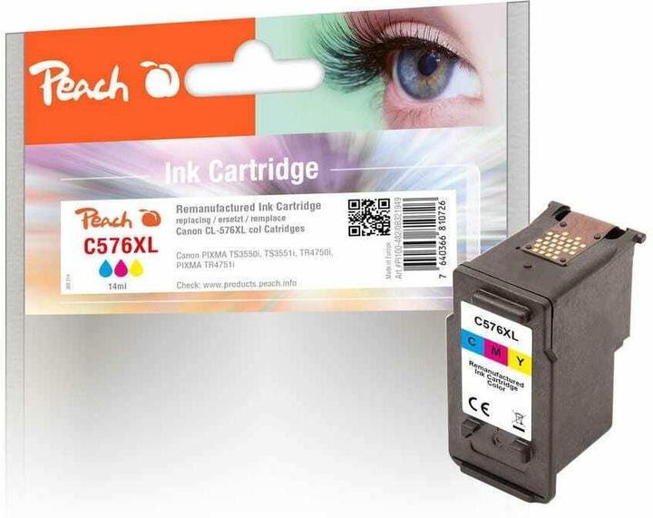 Image du produit Peach Tinte Canon CL-576XL Color (Color)