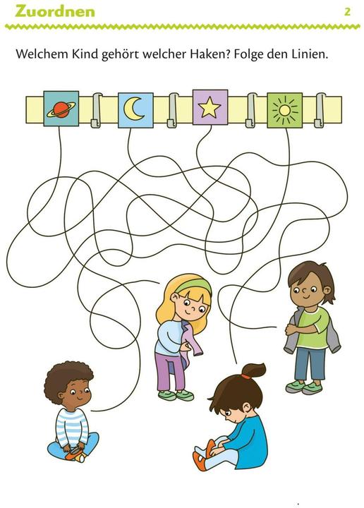 Immagine prodotto Rätseln für Kita-Kinder: Mein bunter Kindergarten-Block: Malen, suchen, zuordnen