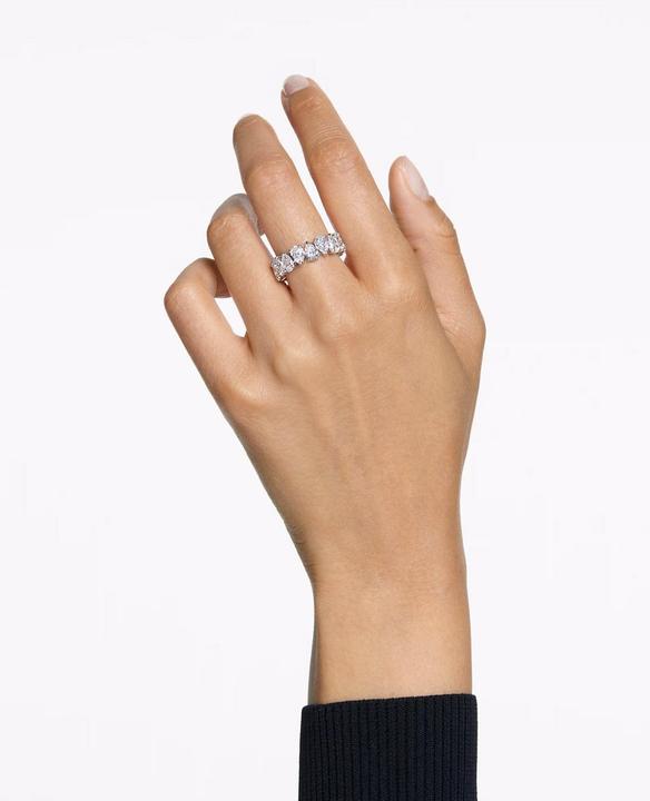 Image du produit Swarovski Matrix Vittore Ring Tropfenschliff Weiss Silber (58)