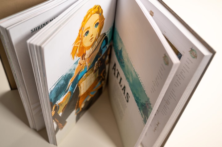 Actual product image Zelda Tears of Kingdom Lösungsbuch C.E. Hardcover (German, 2023)