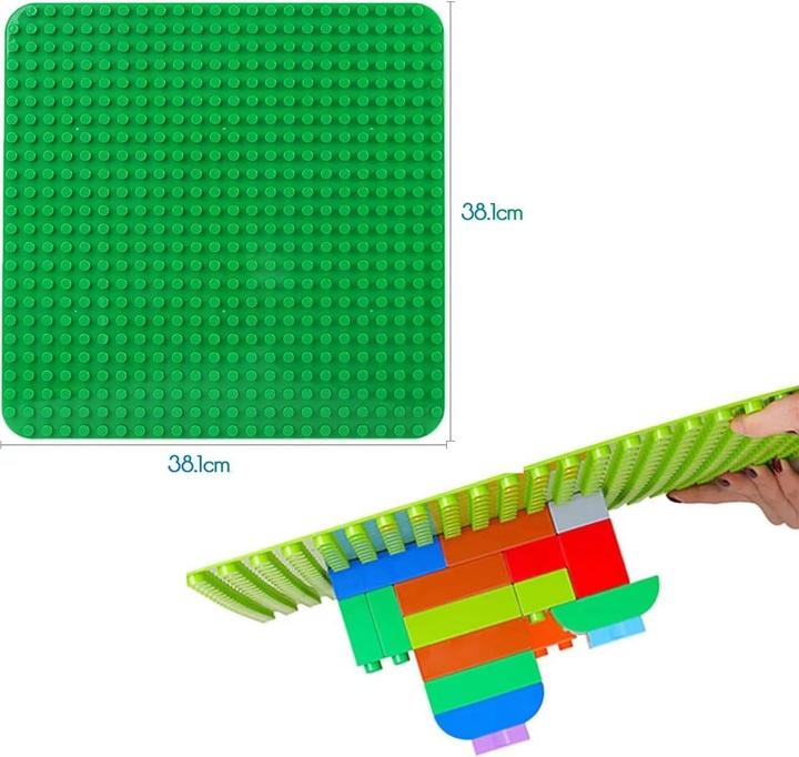 Immagine prodotto Huyiyi 4-teiliges Bauplatten-Set für Duplo Steine