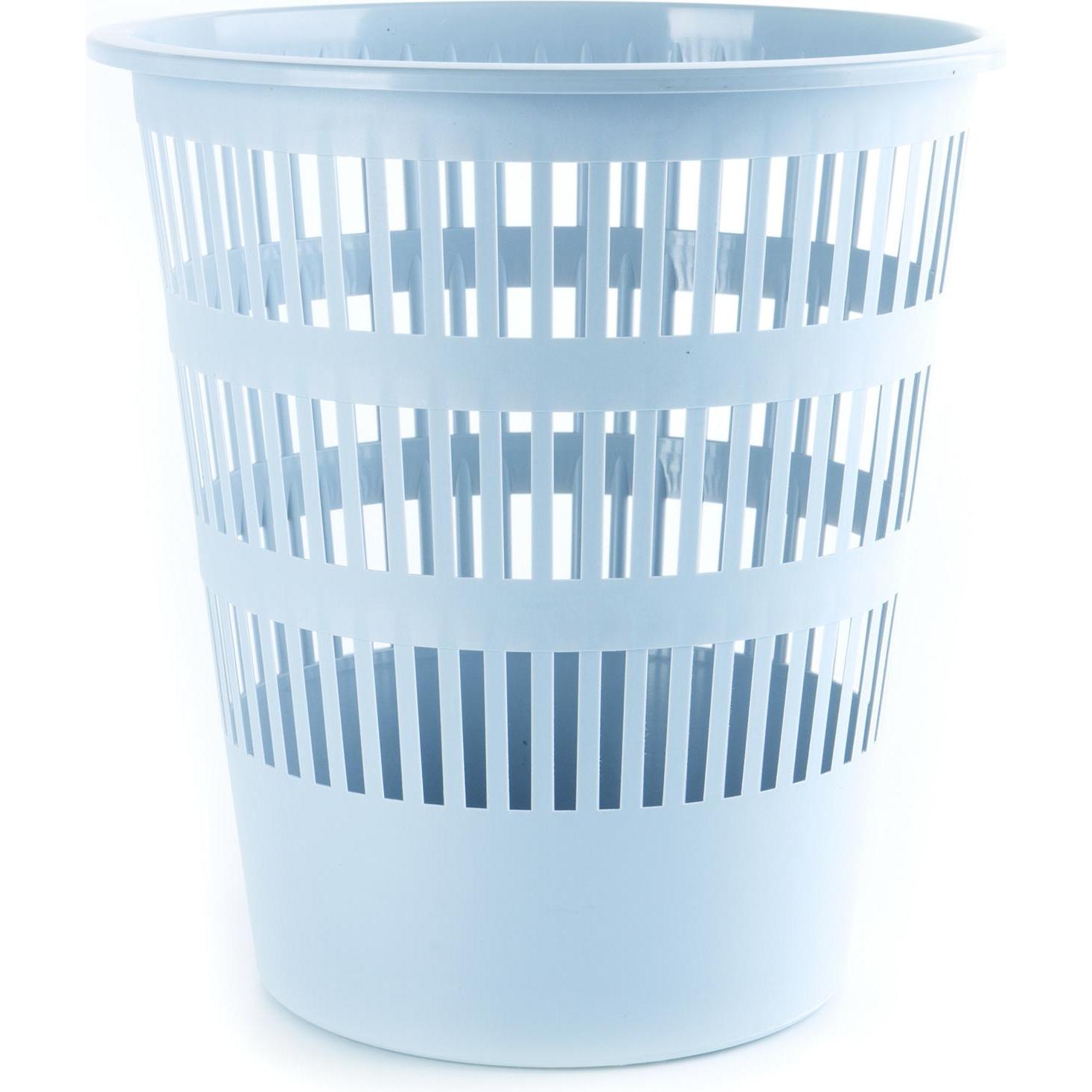 Donau Cestino per rifiuti, rete, 12l, grigio, Pattumiera, Grigio