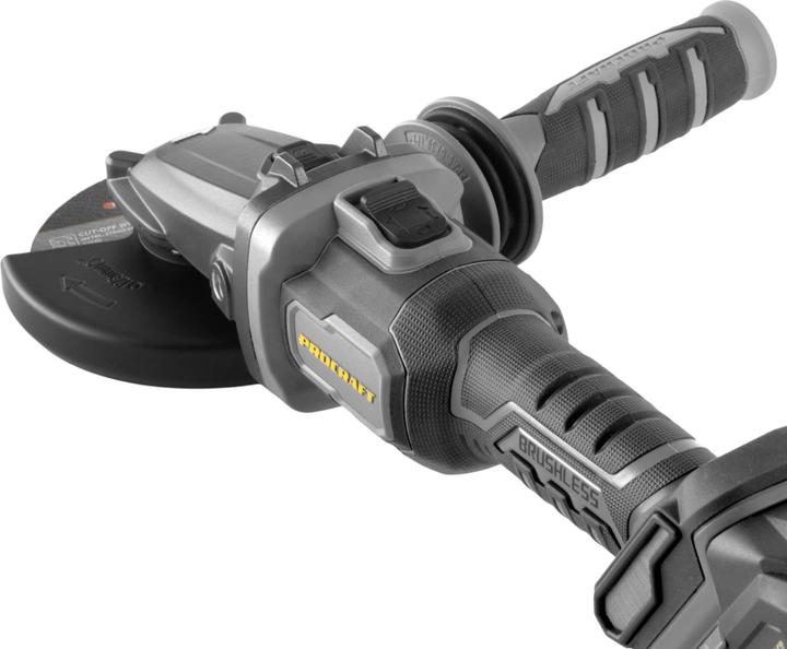 Immagine prodotto Procraft Industrial AG125Cbb Smerigliatrice angolare a batteria con testa piatta 20 V 125 mm (125 mm)