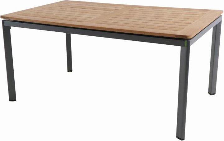 Actual product image Royal Garden Alutapo Dining Table Aluminium/Teak (95 cm)