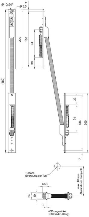 Produktbild MSL Kabelübergänge verdeckt KÜ 10314-41