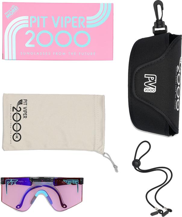 Actual product image Pit Viper The Afterparty 2000 (Black, Violet)