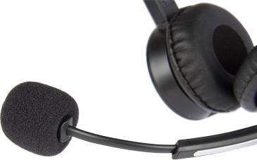 Immagine prodotto Hamlet HHEADM-CJS cuffia e auricolare Cablato A Padiglione Ufficio USB tipo-C Nero (Cablato)