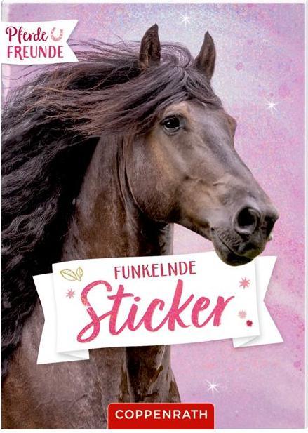 Funkelnde Sticker (Pferdefreunde)