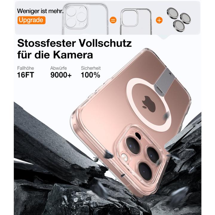 Actual product image Torras Pstand Spin 3 in 1 (1 Piece, Apple iPhone 16 Pro Max)