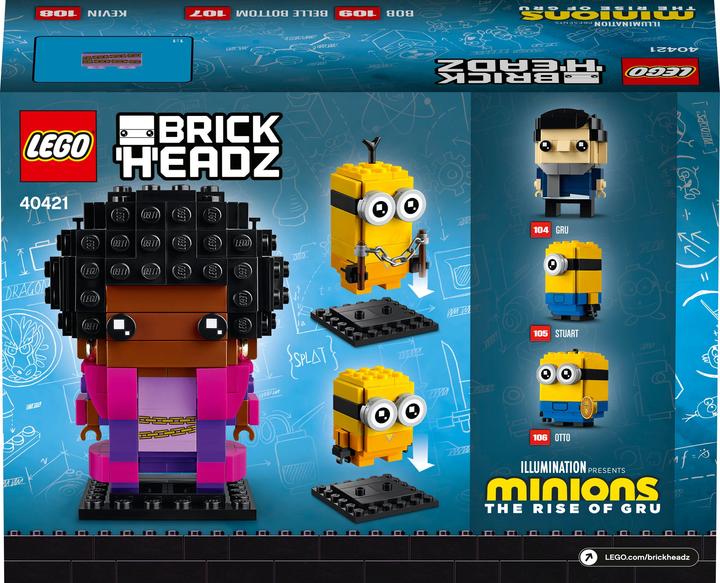Image du produit LEGO Brick Headz - Belle Bottom, Kevin & Bob (40421, LEGO Brickheadz)