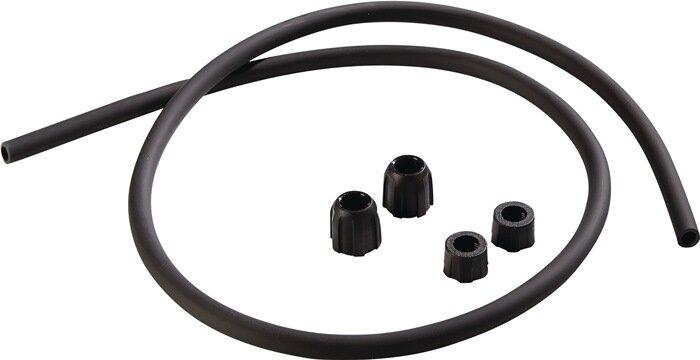 Productafbeelding Mesto Reserveslang D 8, PVC met 2 wartelmoeren Lengte 1,3 m zwart