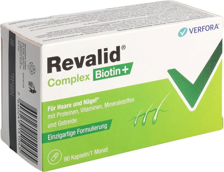 Actual product image Revalid Complex Biotin+ (90 pcs., Capsules, 75 g)