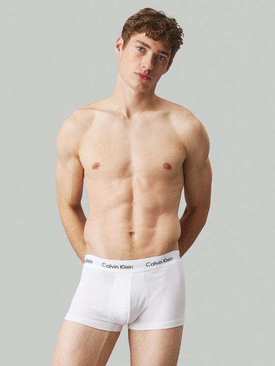 Produktbild Calvin Klein Low Rise Trunk "Cotton Stretch" weiss (M, 3er Pack)