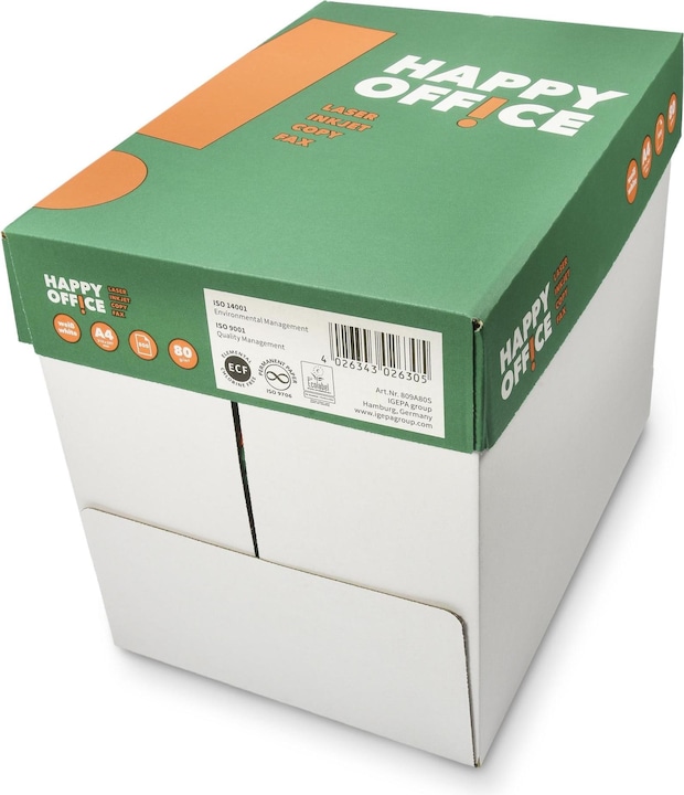 Happy Office Copy paper (80 g/m², 2500 x, A4)