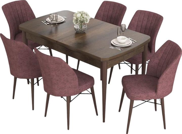 Hanah Home Eva Extendable Dining TableChairs Set (Panneau de bois MDF)