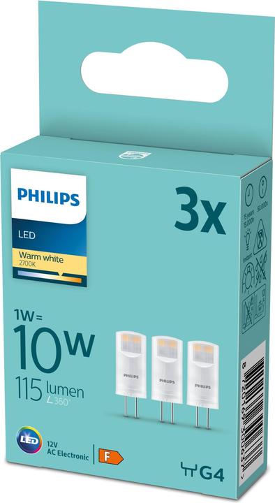 Actual product image Philips LED burner (G4, 115 lm, 3x)