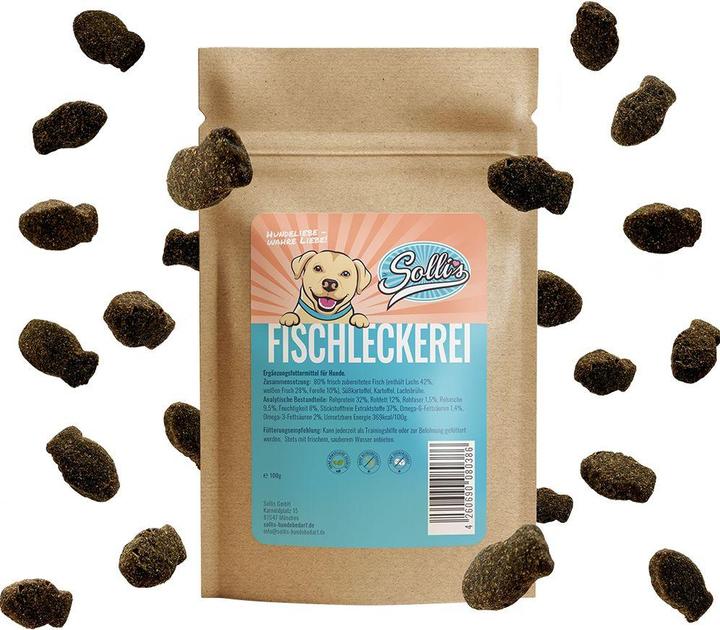 Produktbild Sollis Fisch Leckerei 100g (Adult, 1 Stk., 100 g)
