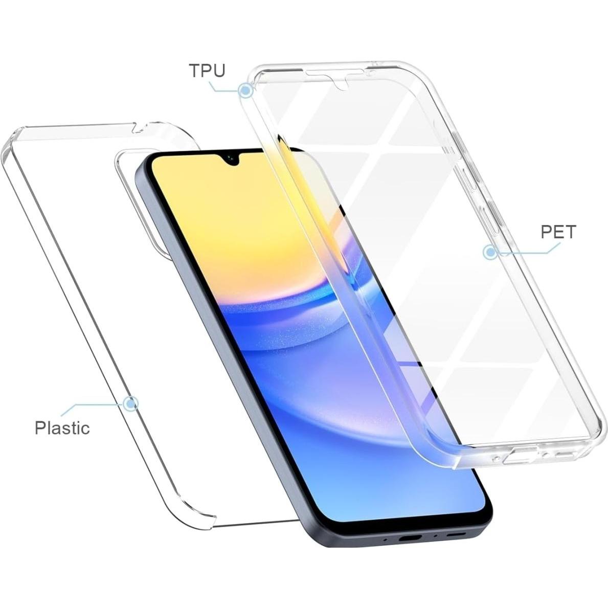 Thumbnail - Screenguard 360° Screen & Body Protector Samsung Galaxy A15 5G Hülle mit Folie (Samsung Galaxy A15 5G), Smartphone Hülle...