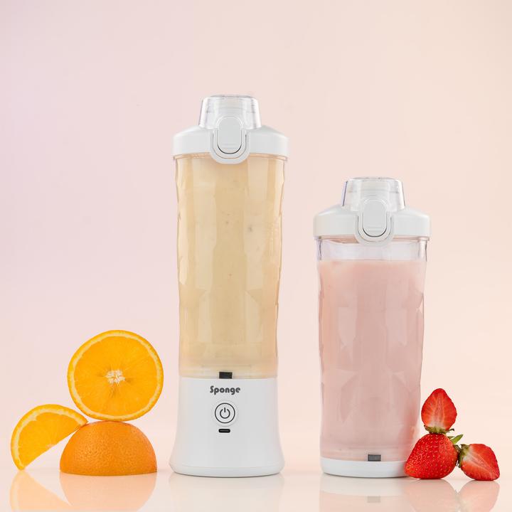 Image du produit Sponge Shaker 600ml USB-C charging blanc