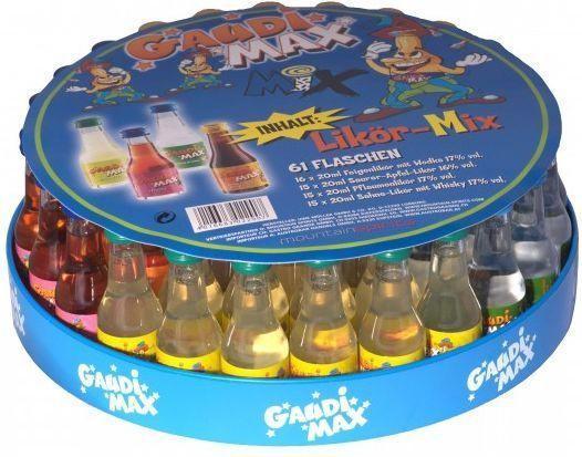 GaudiMax Gaudi Max Likör Mix ( Blaues Tablar ) (61 x 2 cl)