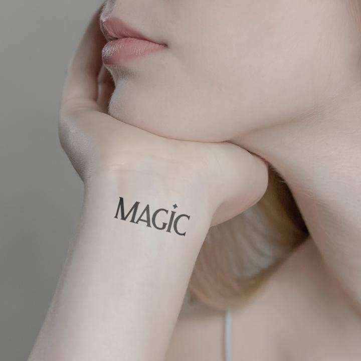 Actual product image minink Temporary tattoo - MAGIC