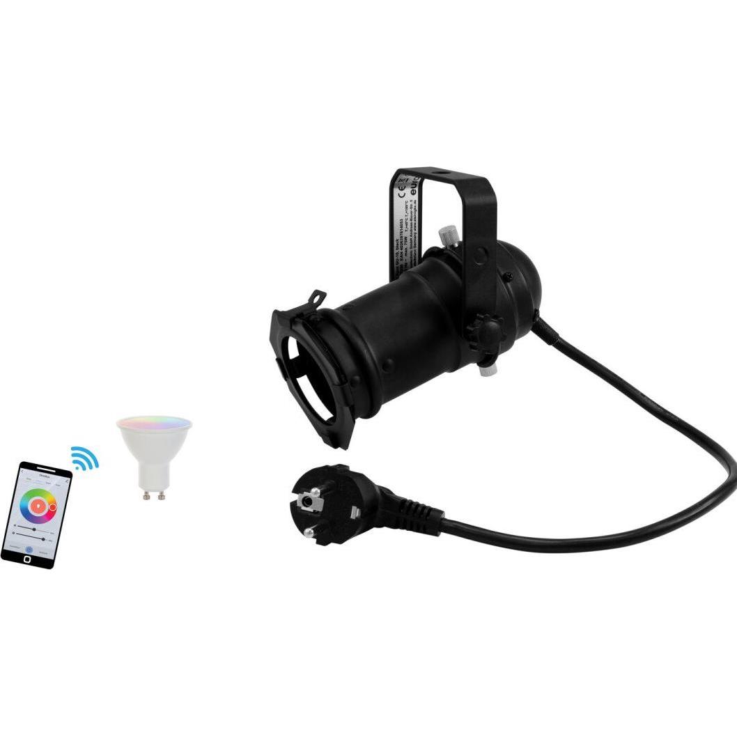 Eurolite Set PAR-16 Spot bw + LED GU10 RGB/WW/CW WiFi, Faro