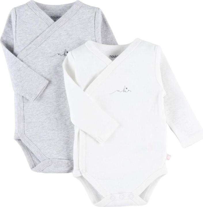 Noukies 2er Langarmbody Set gekreuzt (12)