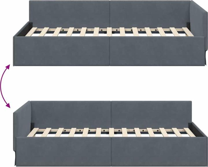 Produktbild vidaXL Eckbett (90 x 200 cm)