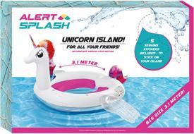 Actual product image Splash Bathing Island Unicorn Medium 310 x 270 x 175 Cm