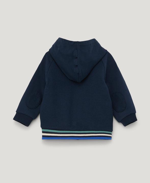 Produktbild s.Oliver Sweatshirt Jacke Kapuzenjacke mit Dino-Zacken (80)