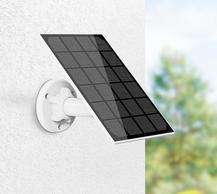 Image du produit Revolt Panneau solaire universel pour caméras IP rechargeables, 3W, IP65, lot de 4 (3 W, 0.22 kg)