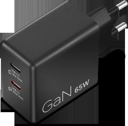 Immagine prodotto Lenovo Caricatore doppio USB-C 65W GaN (65 W)