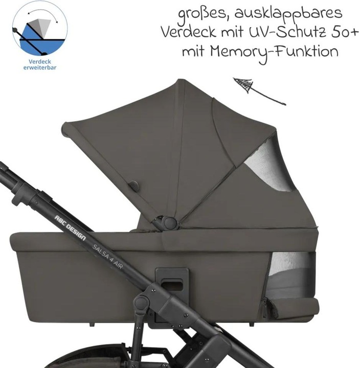 Produktbild ABC Design Kombi-Kinderwagen Salsa 4 Air - inkl. Babywanne